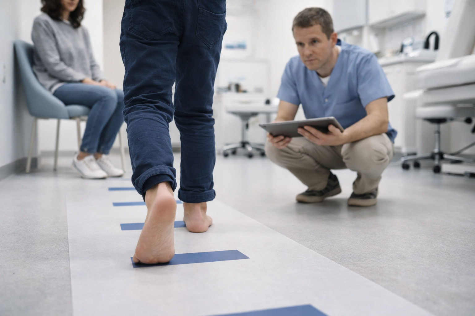 Pediatric foot health Edmonton gait analysis with pediatric foot specialist