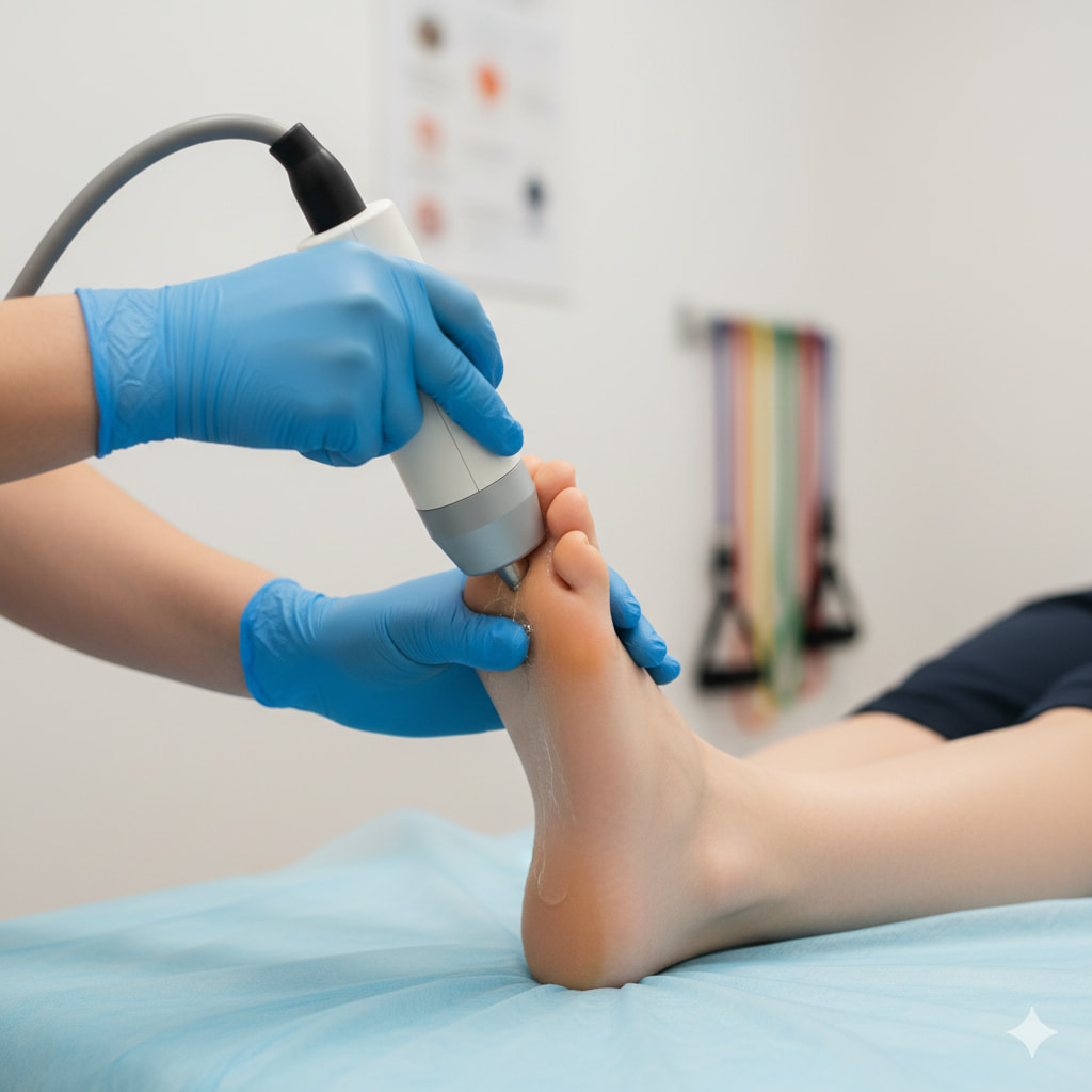 Shockwave therapy for chronic heel pain treatment Edmonton